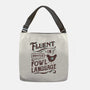 Fluent In Fowl Language-None-Adjustable Tote-Bag-kg07