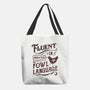Fluent In Fowl Language-None-Basic Tote-Bag-kg07