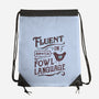 Fluent In Fowl Language-None-Drawstring-Bag-kg07