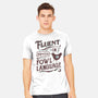 Fluent In Fowl Language-Mens-Heavyweight-Tee-kg07