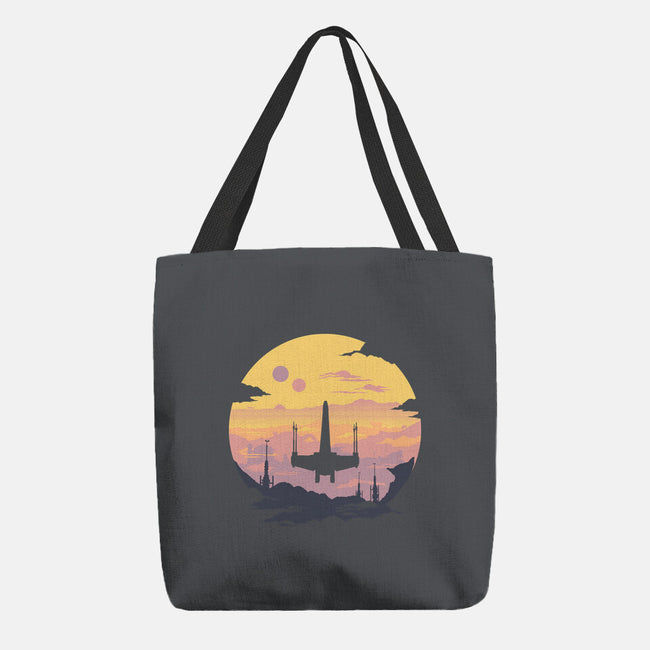 Rogue Fighter-None-Basic Tote-Bag-rocketman_art