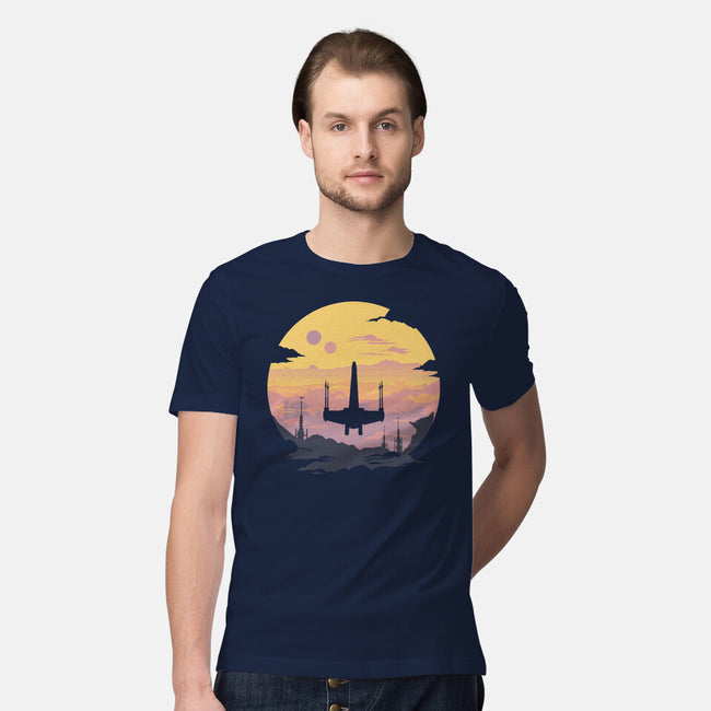 Rogue Fighter-Mens-Premium-Tee-rocketman_art