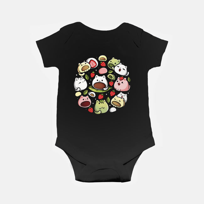 Mochi Kittens-Baby-Basic-Onesie-Vallina84