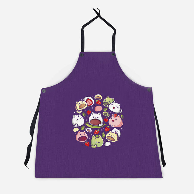 Mochi Kittens-Unisex-Kitchen-Apron-Vallina84