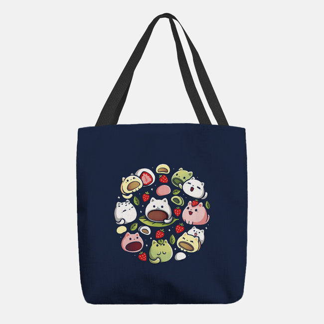 Mochi Kittens-None-Basic Tote-Bag-Vallina84