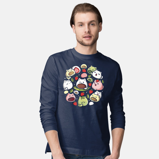 Mochi Kittens-Mens-Long Sleeved-Tee-Vallina84