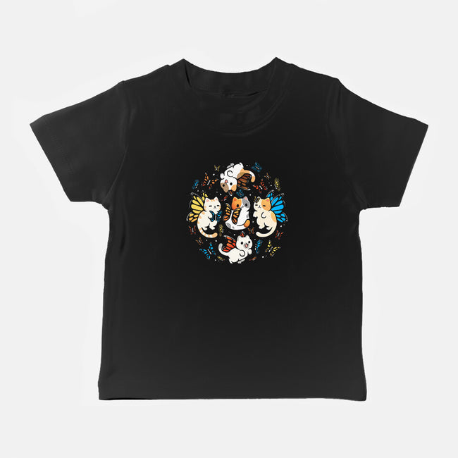 Fairy Kittens-Baby-Basic-Tee-Vallina84