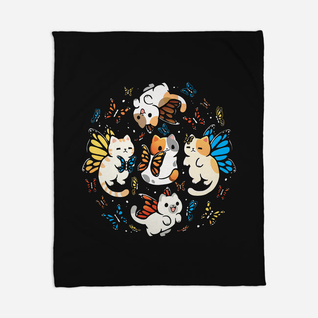 Fairy Kittens-None-Fleece-Blanket-Vallina84