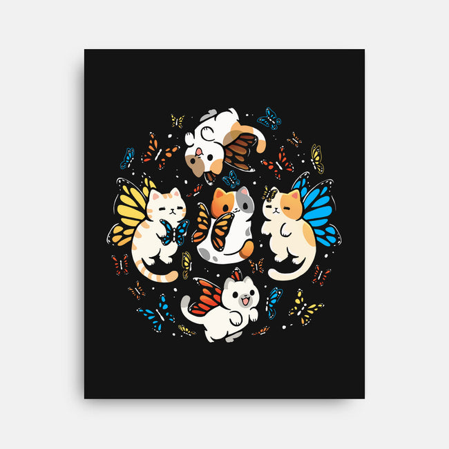 Fairy Kittens-None-Stretched-Canvas-Vallina84