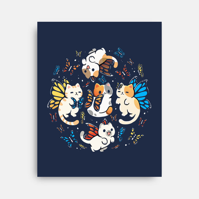 Fairy Kittens-None-Stretched-Canvas-Vallina84