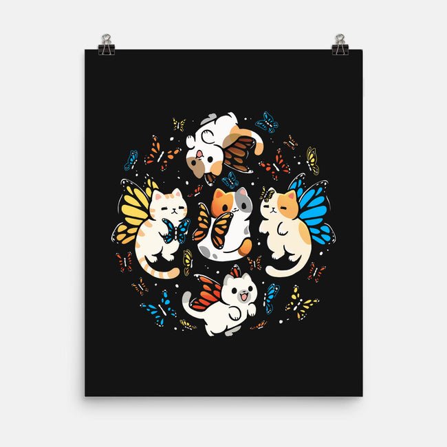 Fairy Kittens-None-Matte-Poster-Vallina84