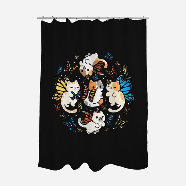 Fairy Kittens-None-Polyester-Shower Curtain-Vallina84