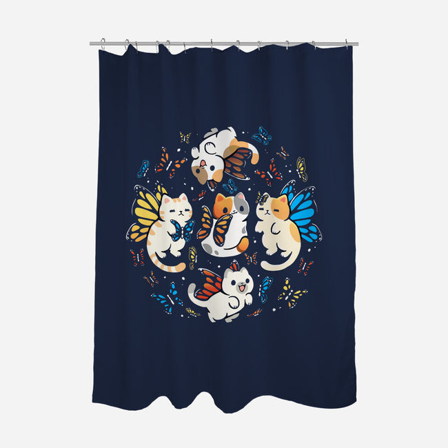 Fairy Kittens-None-Polyester-Shower Curtain-Vallina84