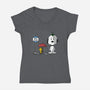 Good Neighbor-Womens-V-Neck-Tee-zachterrelldraws
