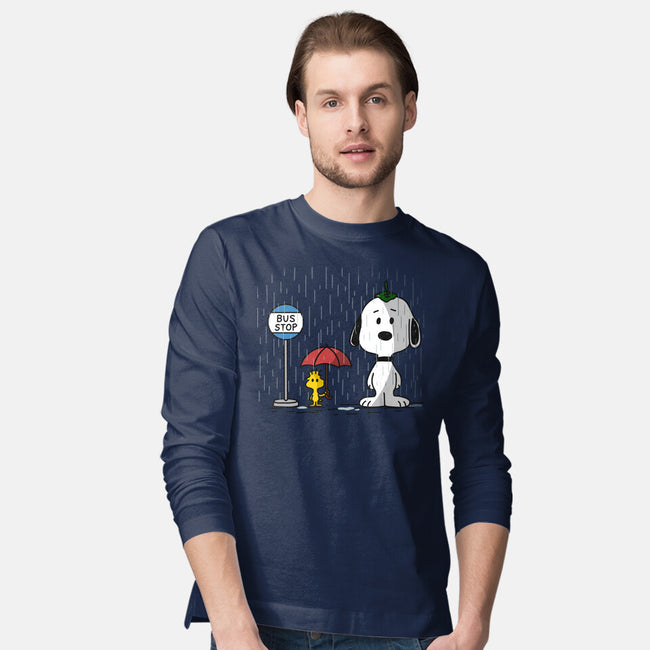 Good Neighbor-Mens-Long Sleeved-Tee-zachterrelldraws