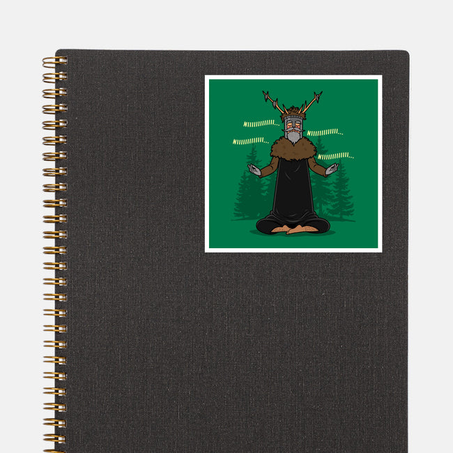 The Knight Who Practices Yoga-None-Glossy-Sticker-Boggs Nicolas
