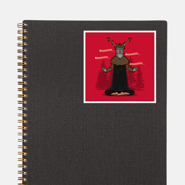 The Knight Who Practices Yoga-None-Glossy-Sticker-Boggs Nicolas