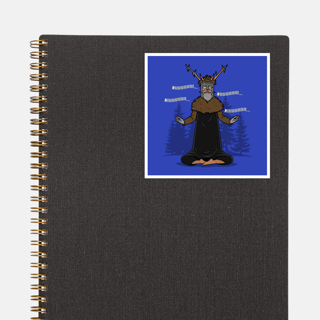 The Knight Who Practices Yoga-None-Glossy-Sticker-Boggs Nicolas