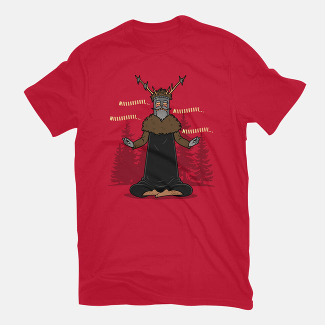 The Knight Who Practices Yoga-Mens-Basic-Tee-Boggs Nicolas