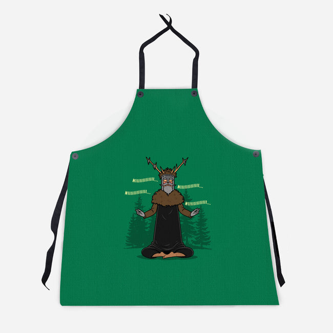The Knight Who Practices Yoga-Unisex-Kitchen-Apron-Boggs Nicolas