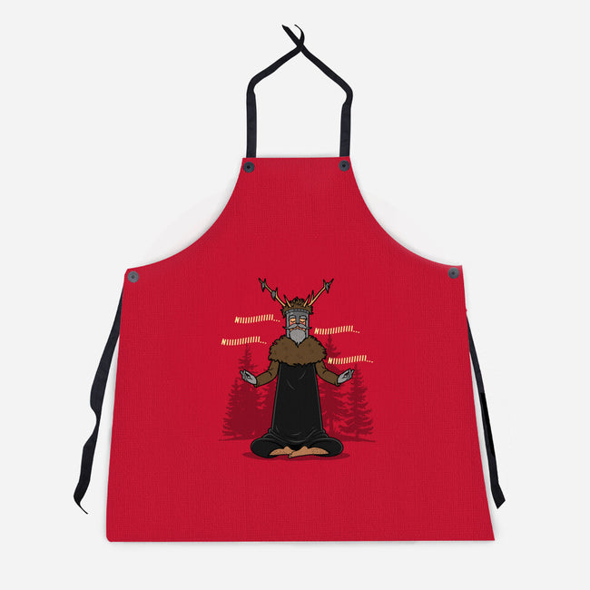 The Knight Who Practices Yoga-Unisex-Kitchen-Apron-Boggs Nicolas
