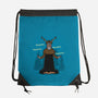 The Knight Who Practices Yoga-None-Drawstring-Bag-Boggs Nicolas