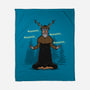 The Knight Who Practices Yoga-None-Fleece-Blanket-Boggs Nicolas