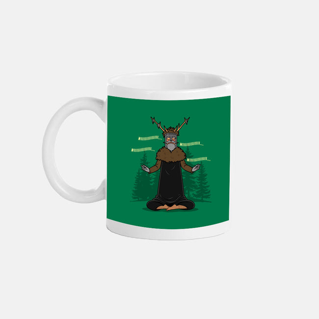 The Knight Who Practices Yoga-None-Mug-Drinkware-Boggs Nicolas