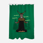 The Knight Who Practices Yoga-None-Polyester-Shower Curtain-Boggs Nicolas