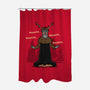 The Knight Who Practices Yoga-None-Polyester-Shower Curtain-Boggs Nicolas