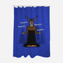 The Knight Who Practices Yoga-None-Polyester-Shower Curtain-Boggs Nicolas
