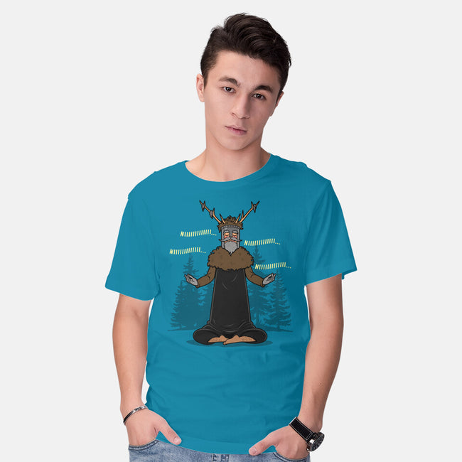 The Knight Who Practices Yoga-Mens-Basic-Tee-Boggs Nicolas