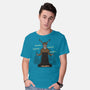 The Knight Who Practices Yoga-Mens-Basic-Tee-Boggs Nicolas