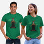 The Knight Who Practices Yoga-Unisex-Basic-Tee-Boggs Nicolas