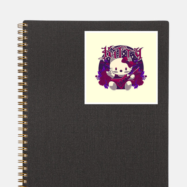 Nu Metal Cat-None-Glossy-Sticker-rmatix