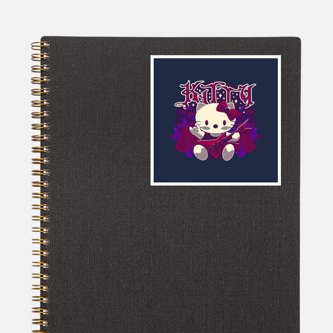 Nu Metal Cat-None-Glossy-Sticker-rmatix