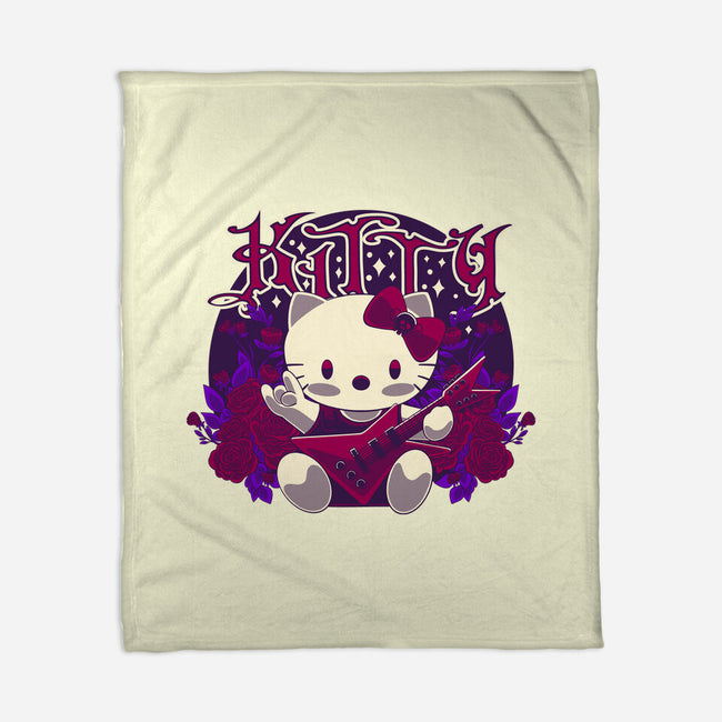 Nu Metal Cat-None-Fleece-Blanket-rmatix