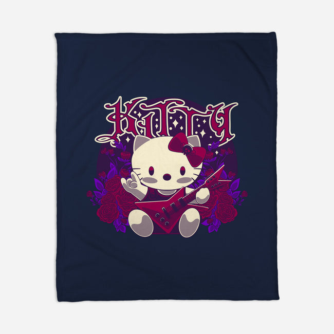 Nu Metal Cat-None-Fleece-Blanket-rmatix