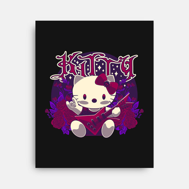 Nu Metal Cat-None-Stretched-Canvas-rmatix