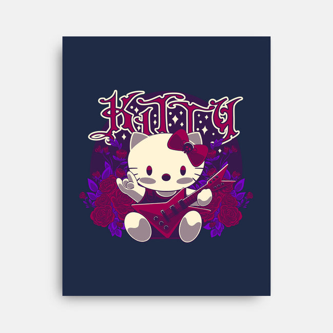 Nu Metal Cat-None-Stretched-Canvas-rmatix