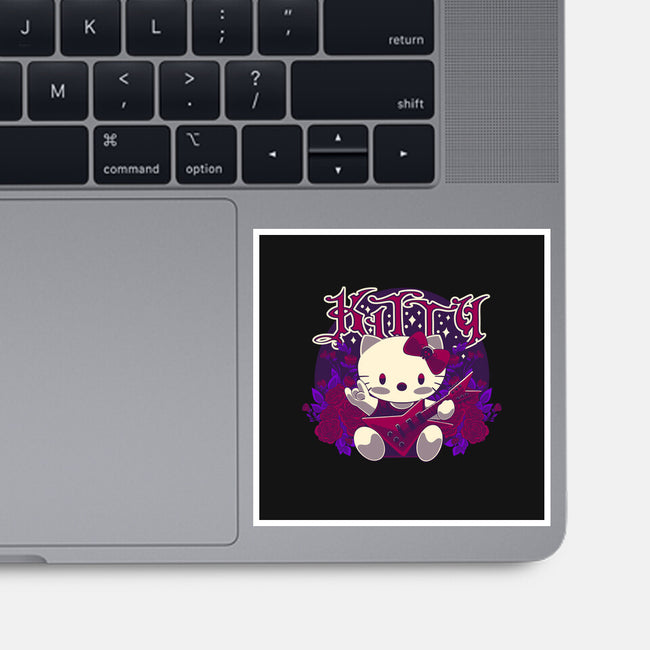 Nu Metal Cat-None-Glossy-Sticker-rmatix
