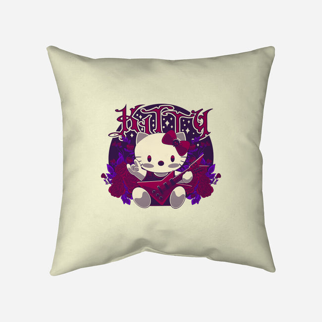Nu Metal Cat-None-Removable Cover w Insert-Throw Pillow-rmatix