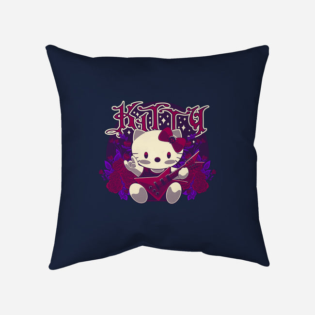 Nu Metal Cat-None-Removable Cover w Insert-Throw Pillow-rmatix