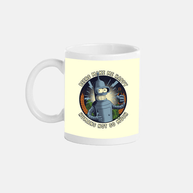 Beers Make Me Happy-None-Mug-Drinkware-rmatix