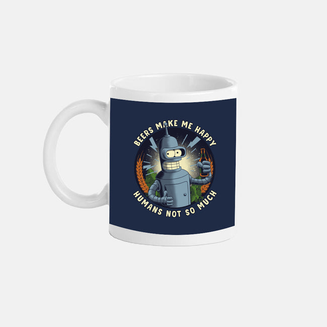 Beers Make Me Happy-None-Mug-Drinkware-rmatix