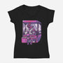 Grab Your Legend-Womens-V-Neck-Tee-yumie