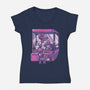 Grab Your Legend-Womens-V-Neck-Tee-yumie