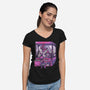 Grab Your Legend-Womens-V-Neck-Tee-yumie
