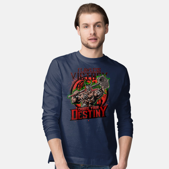 Choose Your Destiny-Mens-Long Sleeved-Tee-Diego Oliver