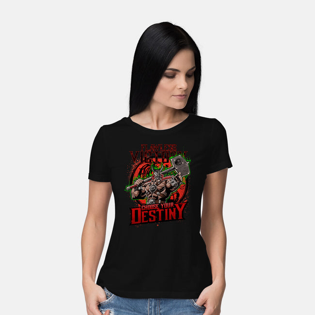 Choose Your Destiny-Womens-Basic-Tee-Diego Oliver